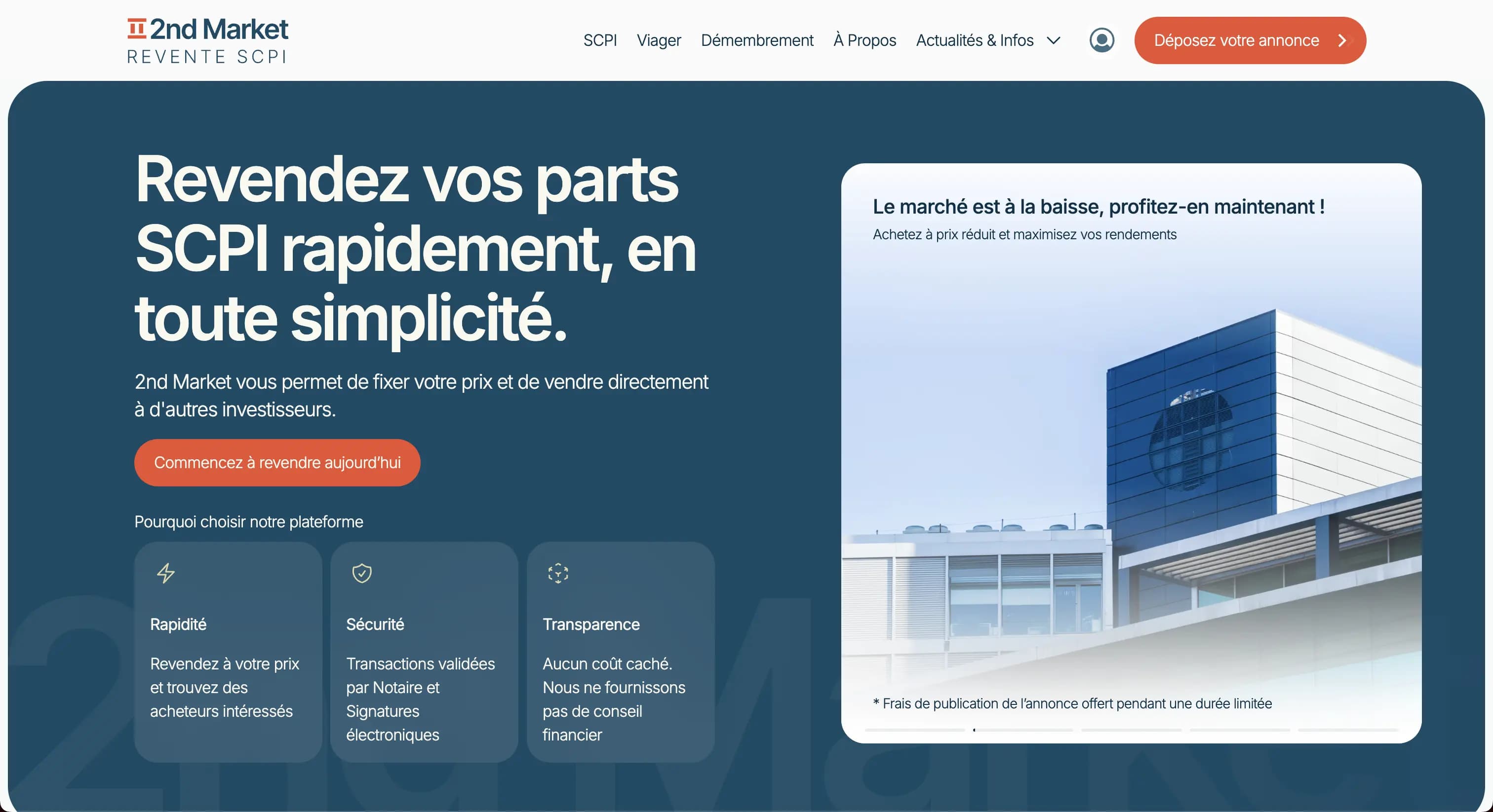 2nd Market marketplace website