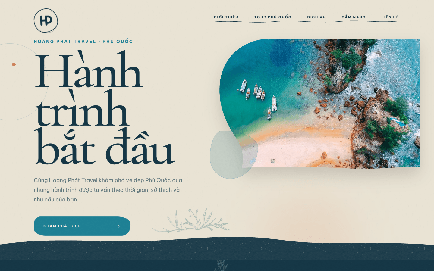 Hoàng Phát Travel Phú Quốc tours website homepage