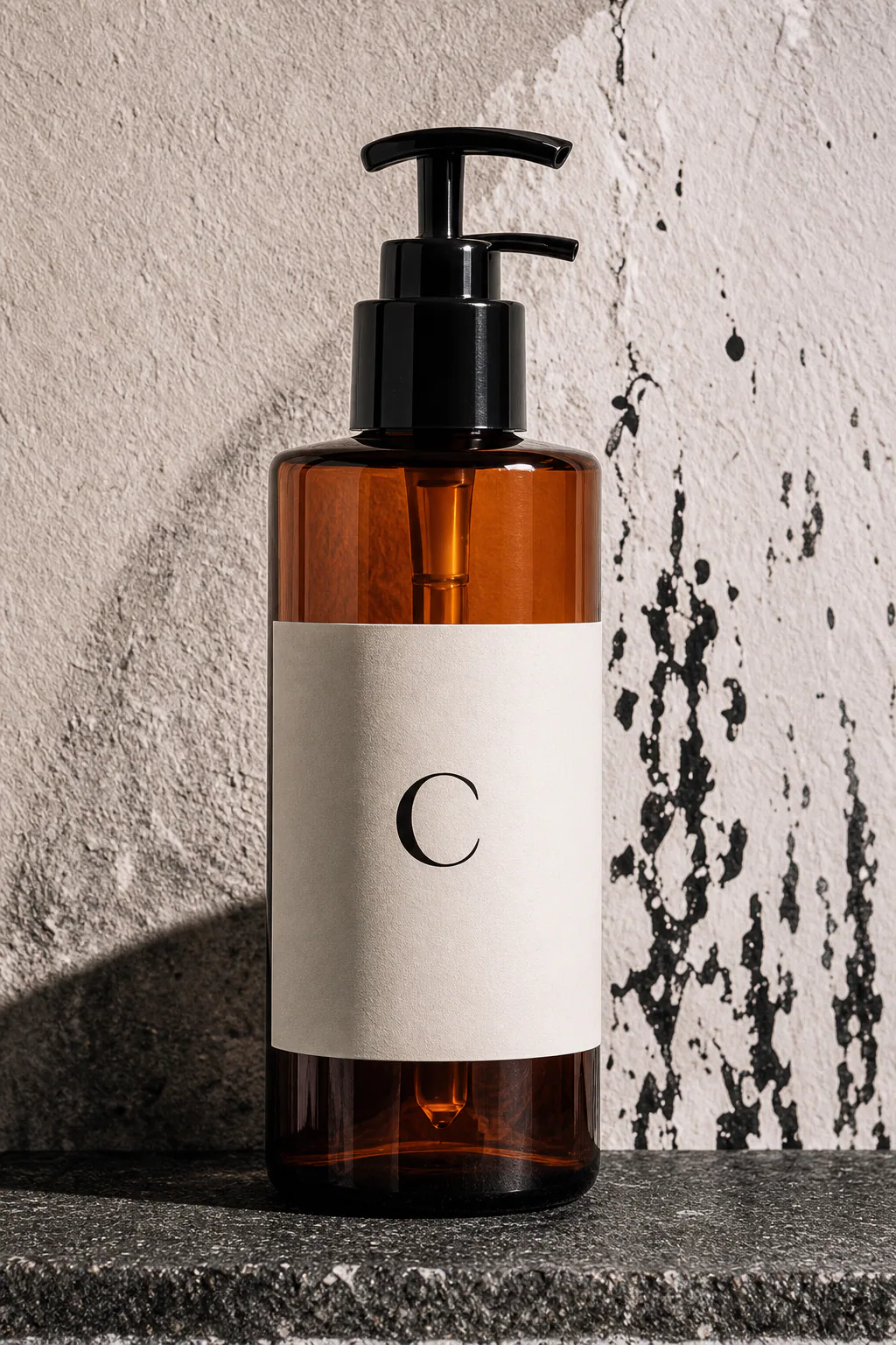 Saffron Mirror cream bottle