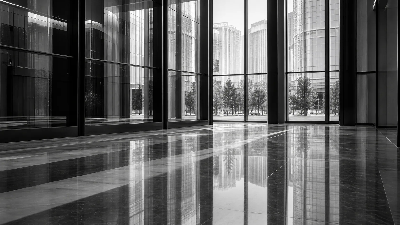 Clear Space Office Lobby