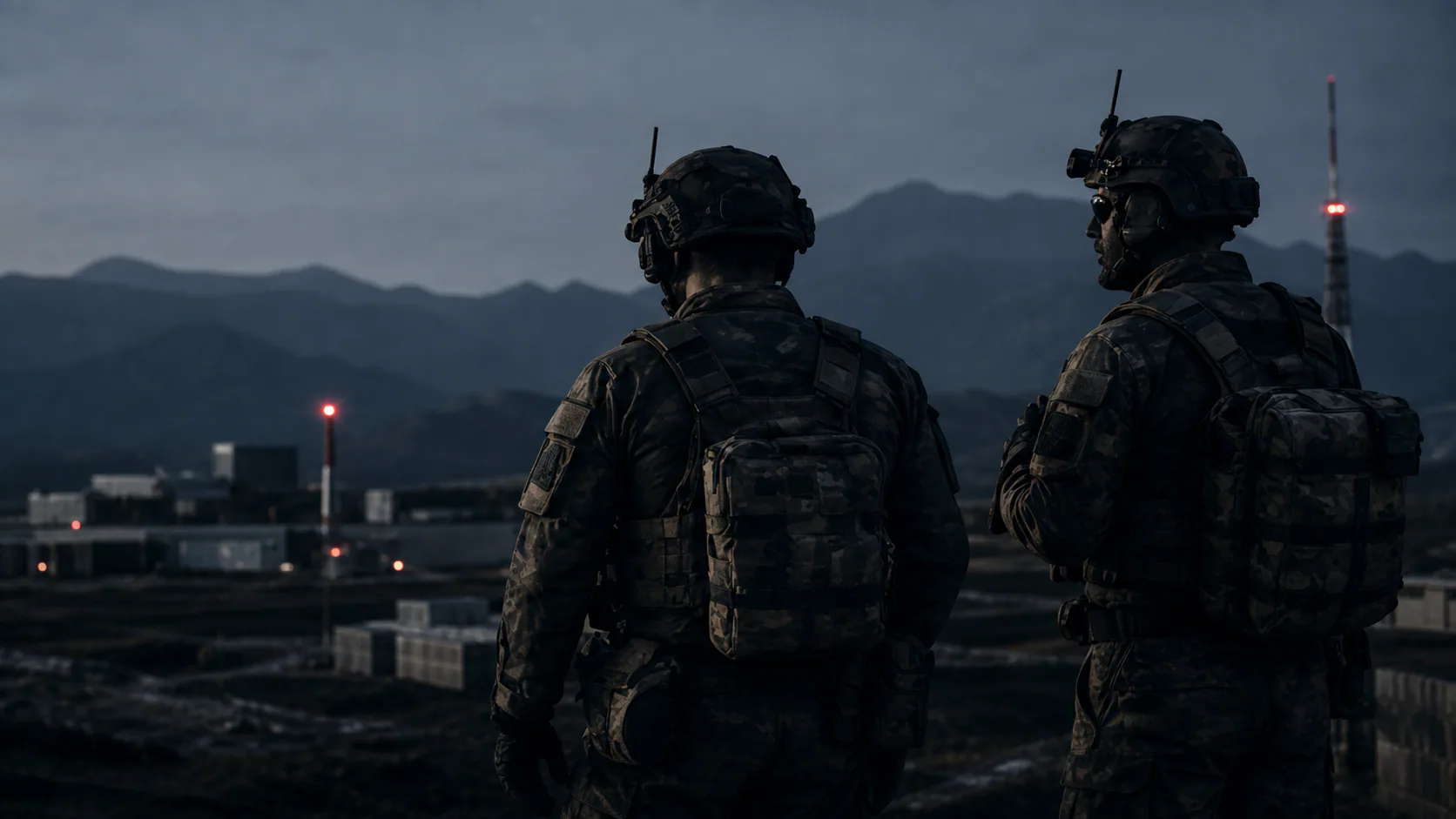 Operator monitoring a field readiness station