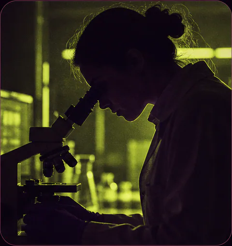 Night Glass Lab Microscope