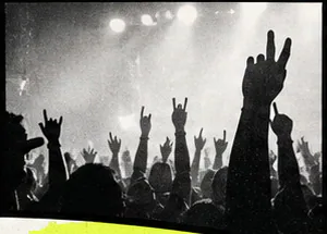 Audience at a live culture event