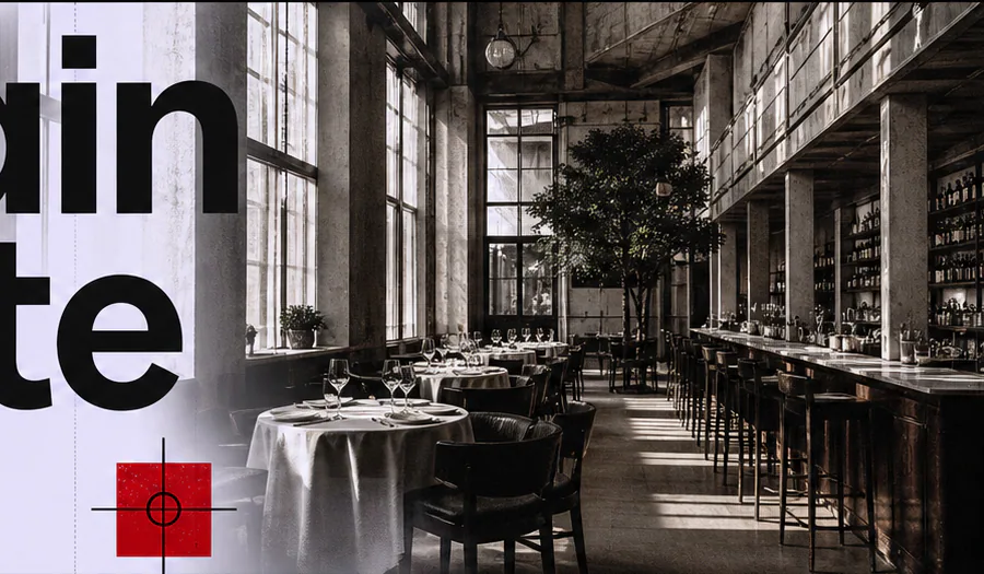 Sunlit dining room prepared for an evening service