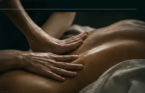 A recovery bodywork ritual in soft light
