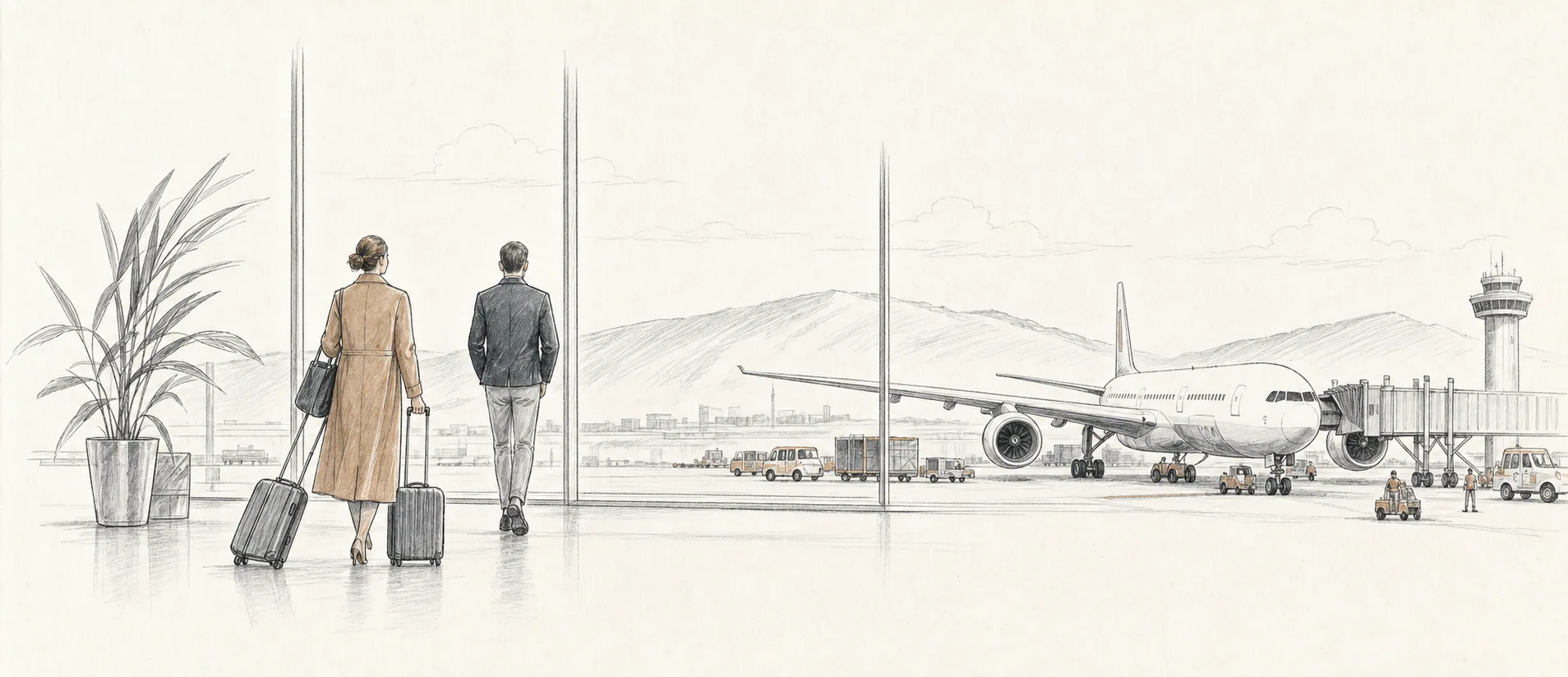 Cloud Service Airport Apron