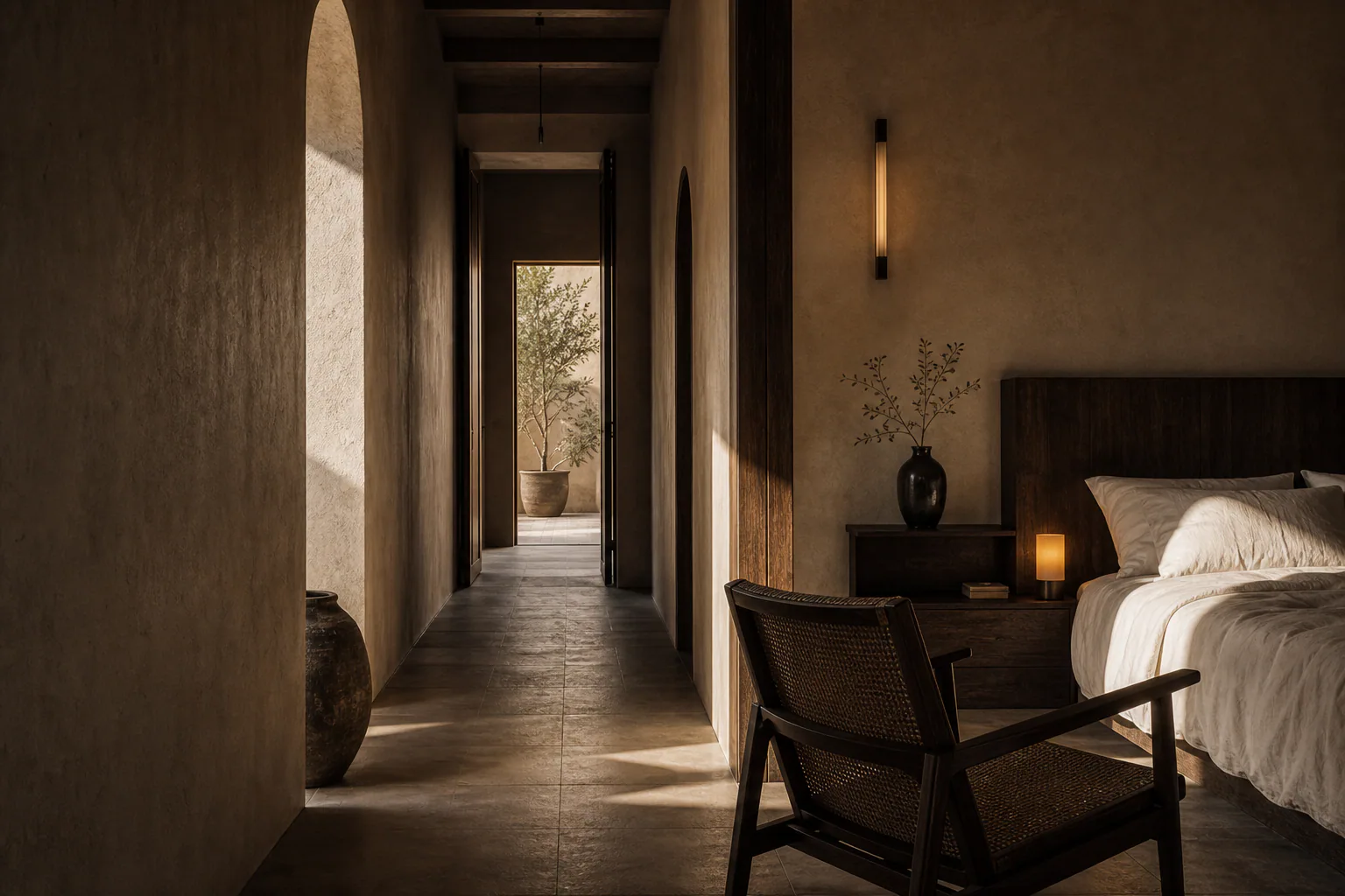Night salon House visual detail