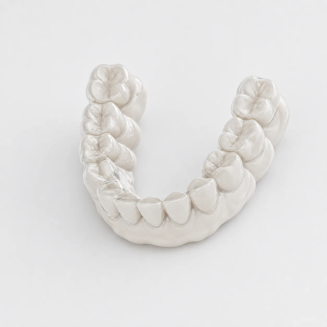Clear aligner model ready for review