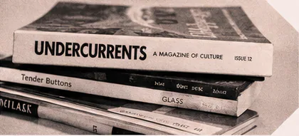 Stack of independent culture magazines