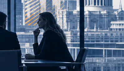 Senior adviser considering a case in a city office