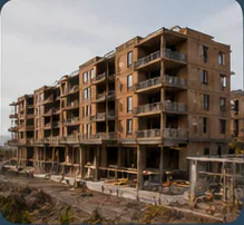 Residential building taking shape