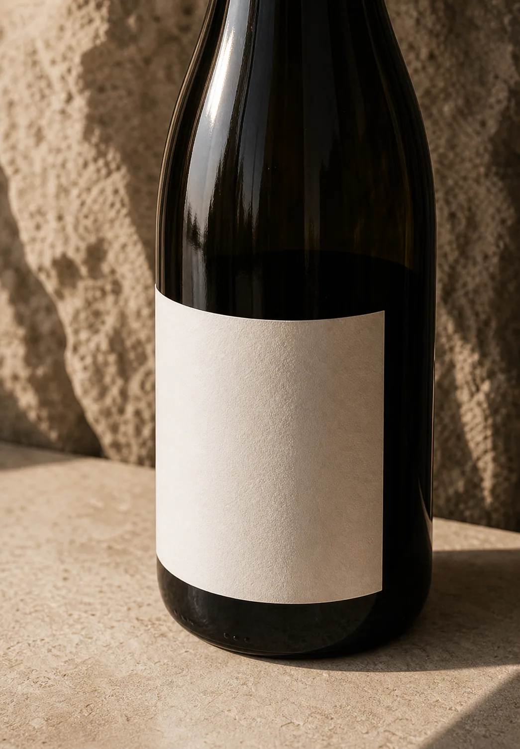 Estate wine bottle label